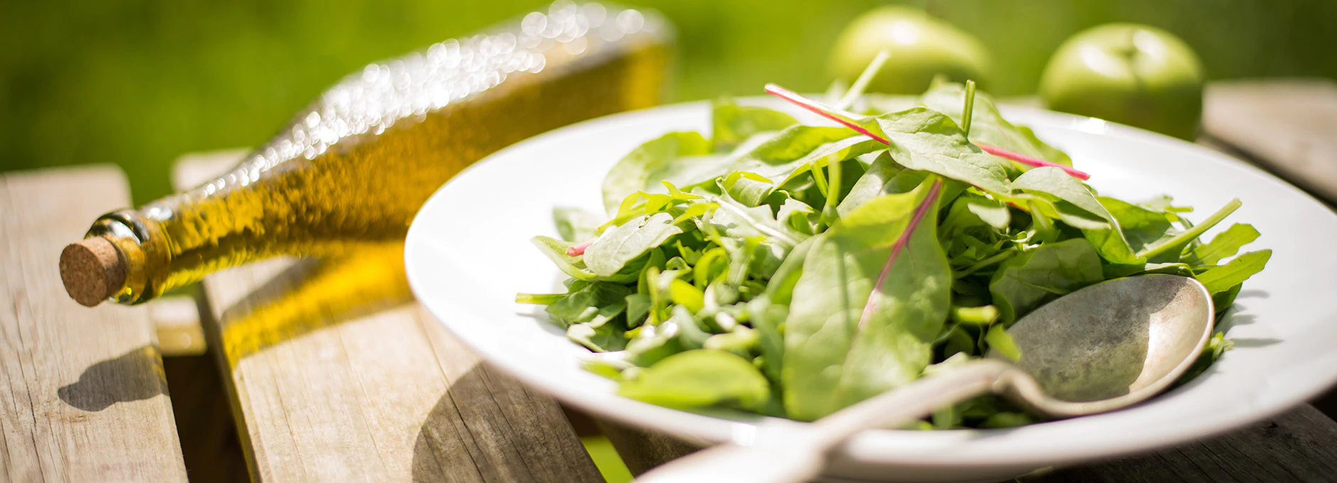 Salad with a vinagrette